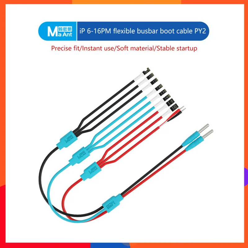 MAANT PY2 Precision Flat Fruit Startup Cable Fit For IPhone 6-16 PRO MAX Thickened Copper Core Stable Startup & Safe Charging
MAANT PY2 Precision Flat Fruit Startup Cable Fit For IPhone 6-16 PRO MAX Thickened Copper Core Stable Startup & Safe Charging