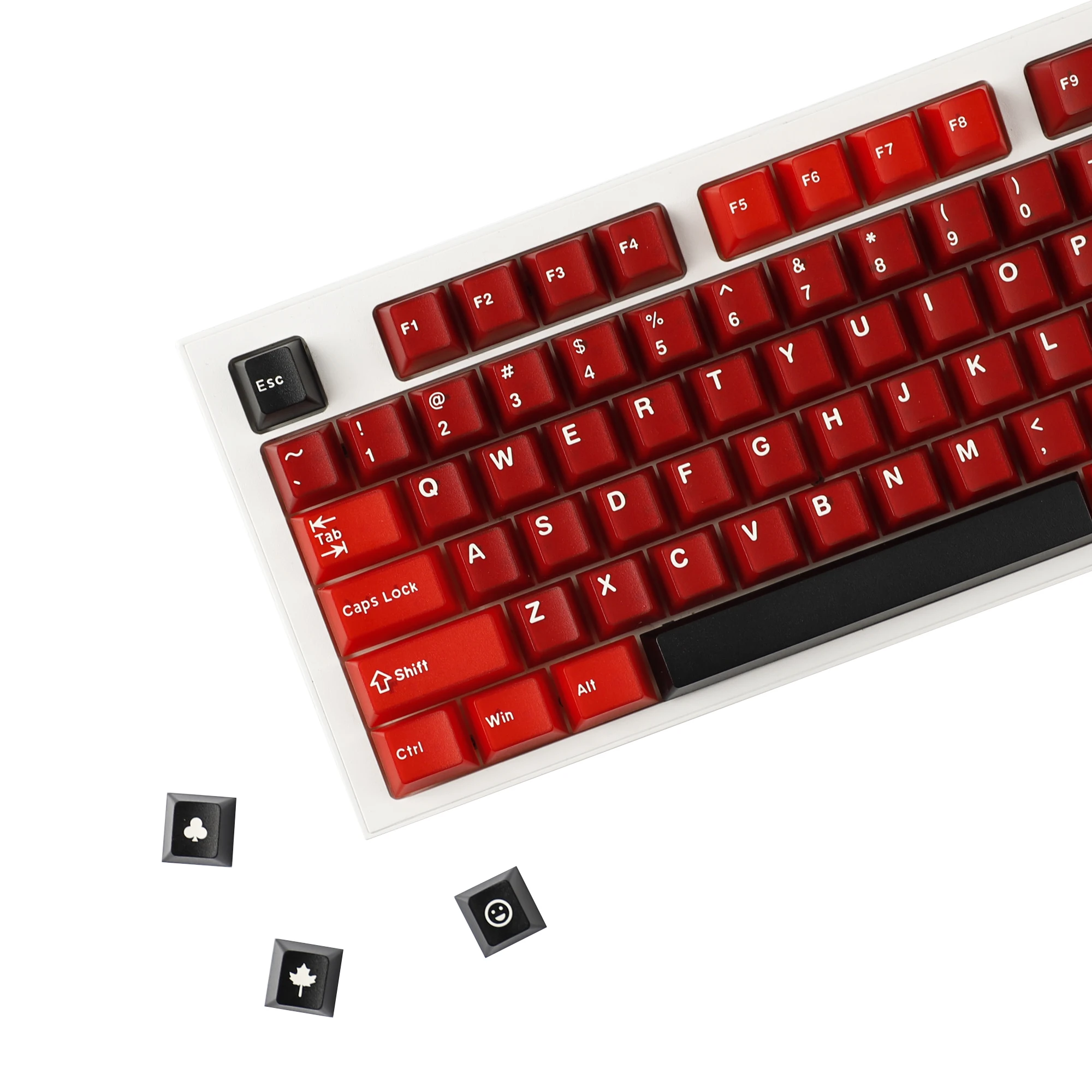 YMDK Red Wine 164 клавиши Cherry Profile Double Shot PBT + PC колпачки для механической клавиатуры MX 61/68/87/104/108 MX
YMDK Red Wine 164 клавиши Cherry Profile Double Shot PBT + PC колпачки для механической клавиатуры MX 61/68/87/104/108 MX