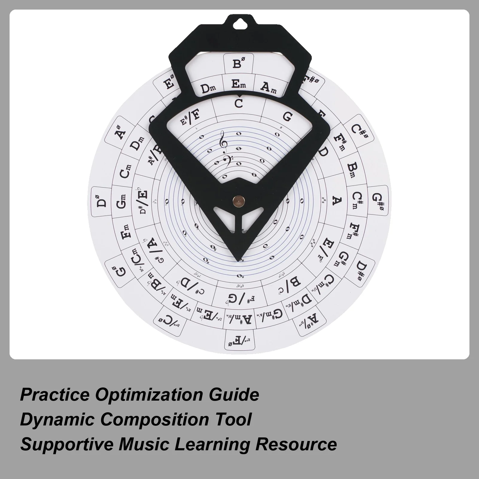 Guitar Music Theory Tool Wall-Mounted Guitar Music Theory Disc Trainer Portable Book For Practice Learning Adults Beginners
Guitar Music Theory Tool Wall-Mounted Guitar Music Theory Disc Trainer Portable Book For Practice Learning Adults Beginners