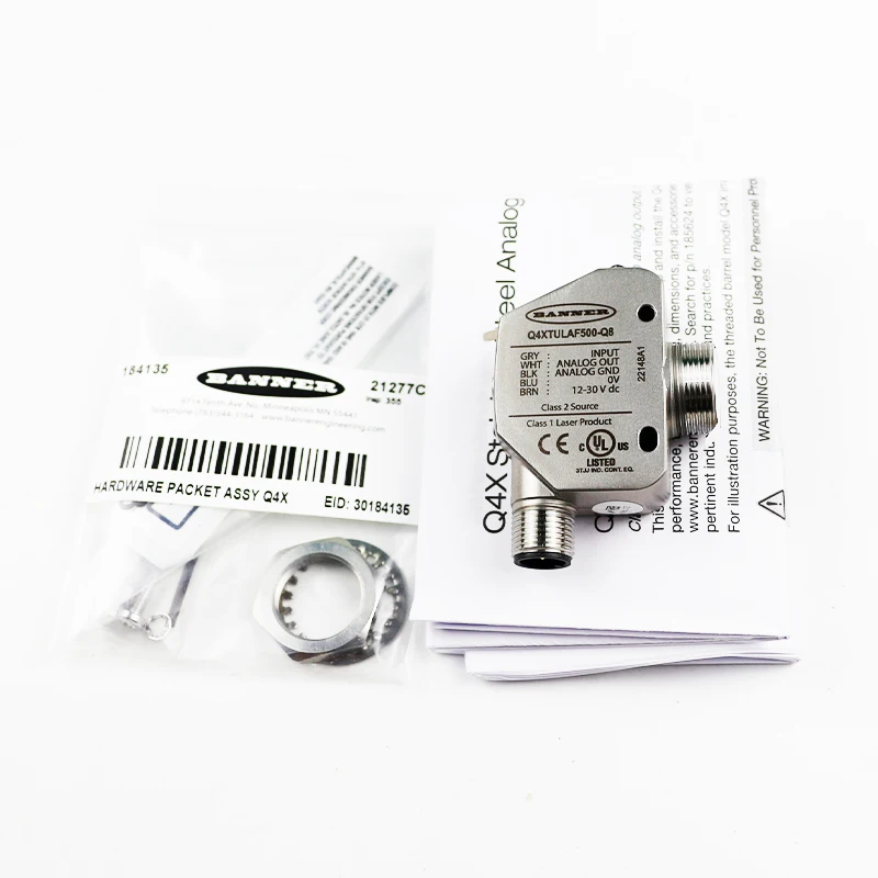 Q4XTULAF500-Q8 Original brand new Bonner laser sensor analog output Q4XTULAF500-Q8 laser ranging sensor
Q4XTULAF500-Q8 Original brand new Bonner laser sensor analog output Q4XTULAF500-Q8 laser ranging sensor