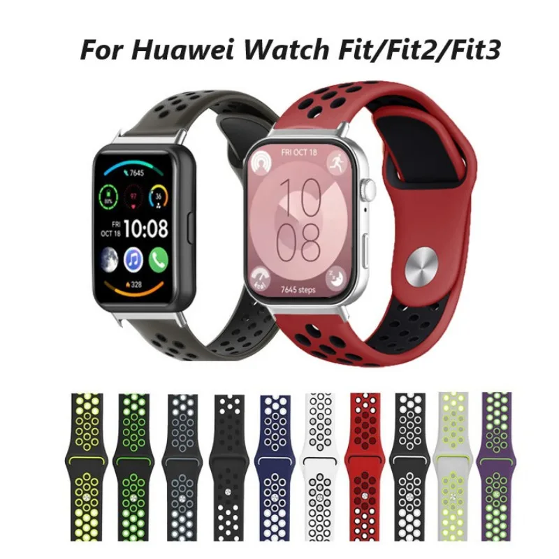 Vent hole Silicone Strap for Huawei Watch Fit 2 3 4 5/Fit New/ SE/ Special Edition / Fit2 /Fit3 Fit4 Fit5 Pro Special Edition
Vent hole Silicone Strap for Huawei Watch Fit 2 3 4 5/Fit New/ SE/ Special Edition / Fit2 /Fit3 Fit4 Fit5 Pro Special Edition