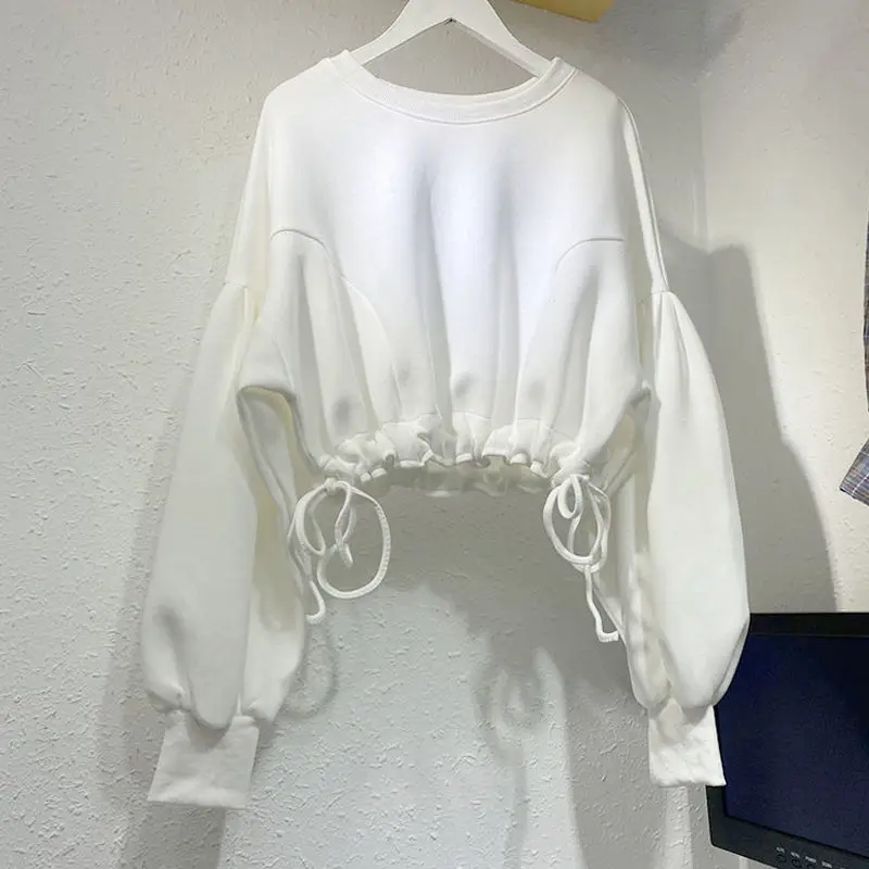 Ins Super Hot Short Sweatshirt for Women Early Autumn Thin Korean Style Student Versatile Top Waist-hugging Solid Color Jacket
Ins Super Hot Short Sweatshirt for Women Early Autumn Thin Korean Style Student Versatile Top Waist-hugging Solid Color Jacket
