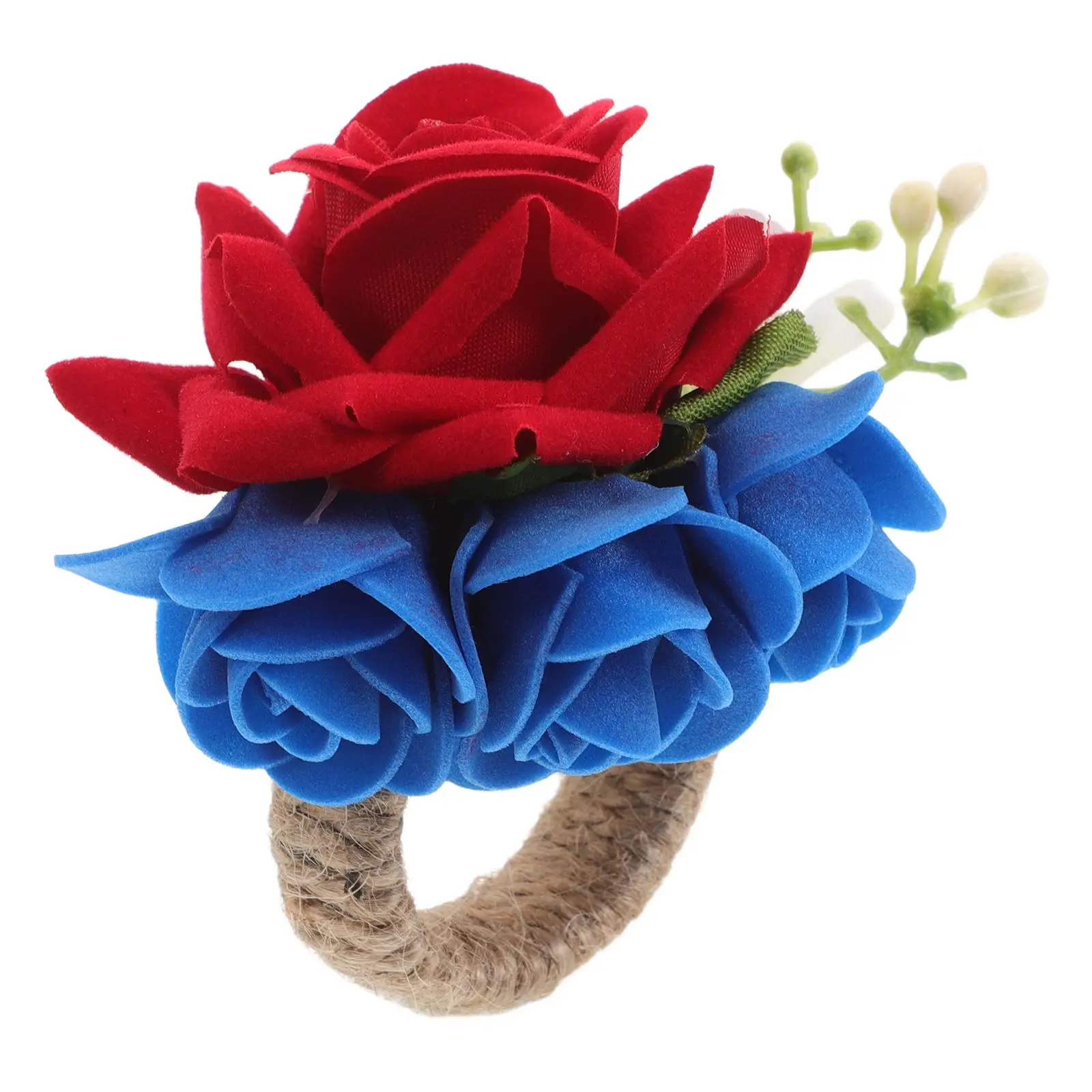Artificial Flower Napkin Ring Buckles Independence Day Napkins Serviette Rings Holders for Table Shape
Artificial Flower Napkin Ring Buckles Independence Day Napkins Serviette Rings Holders for Table Shape