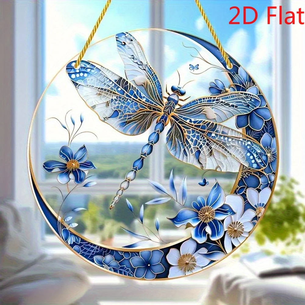 1 шт. 2D Dragonfly Flower Suncatcher - 2D акриловый полупрозрачный настенный декор
1 шт. 2D Dragonfly Flower Suncatcher - 2D акриловый полупрозрачный настенный декор