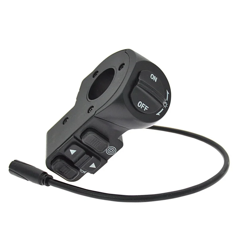 Three-In-One Switch Electric Bicycle Scooter Headlight Turn Signal Horn Control Button Self-Locking Switch-AA85
Three-In-One Switch Electric Bicycle Scooter Headlight Turn Signal Horn Control Button Self-Locking Switch-AA85