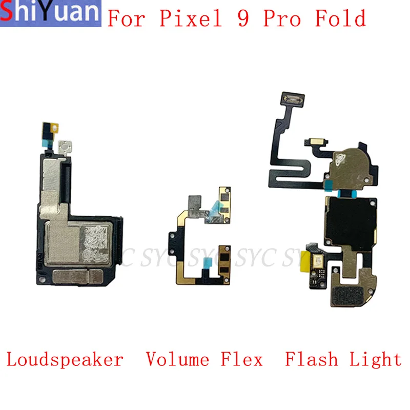 Volume Flex Cable Loudspeaker Module For Google Pixel 9 Pro Fold Flashlight Small Plate Repair Parts
Volume Flex Cable Loudspeaker Module For Google Pixel 9 Pro Fold Flashlight Small Plate Repair Parts