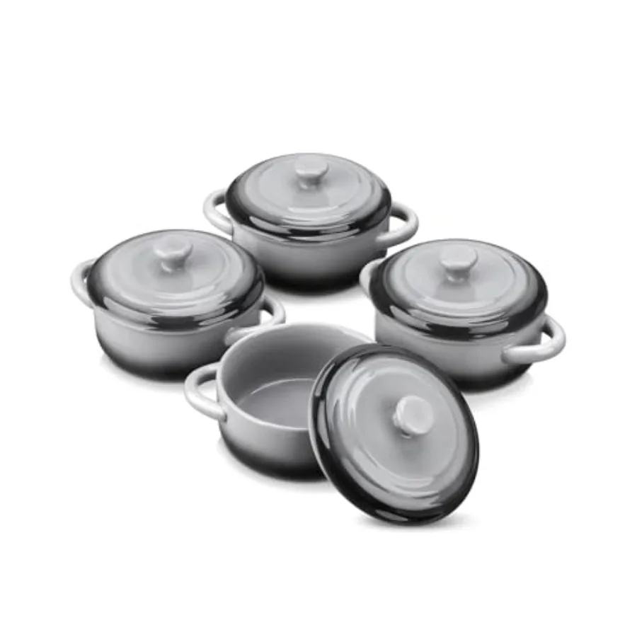 tte wi Lid2 OZ Small Casserole Dish for Oven Casserole Dish Indivil Ramekins wi Lids Oven Miwave and Dishwasher Safe Set of 4
tte wi Lid2 OZ Small Casserole Dish for Oven Casserole Dish Indivil Ramekins wi Lids Oven Miwave and Dishwasher Safe Set of 4