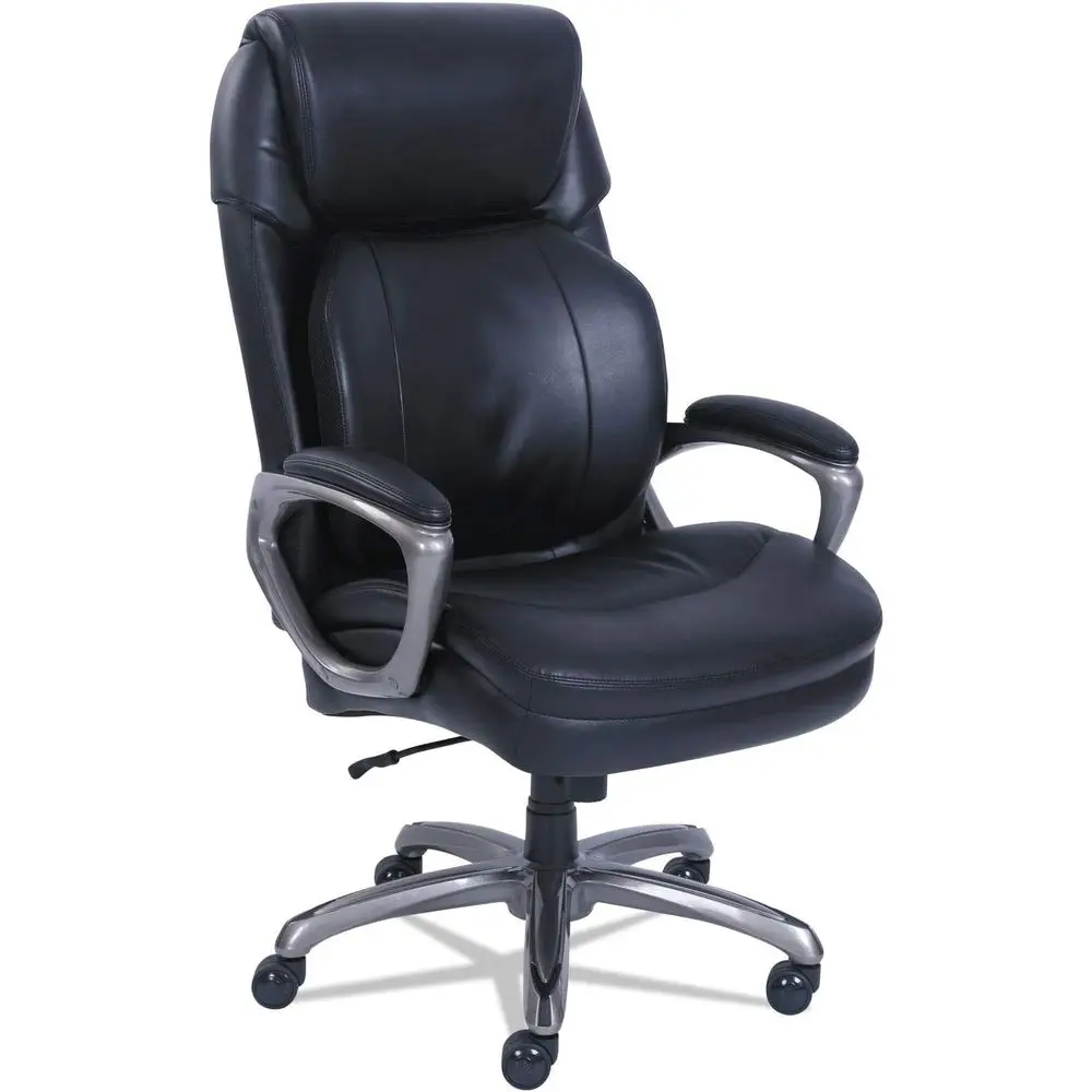 Pedic Cosset Big and Tall Executive Chair, Supports Up to 400 Lb, 19" to 22" Seat Height, Black Seat/Back, Base
Pedic Cosset Big and Tall Executive Chair, Supports Up to 400 Lb, 19" to 22" Seat Height, Black Seat/Back, Base