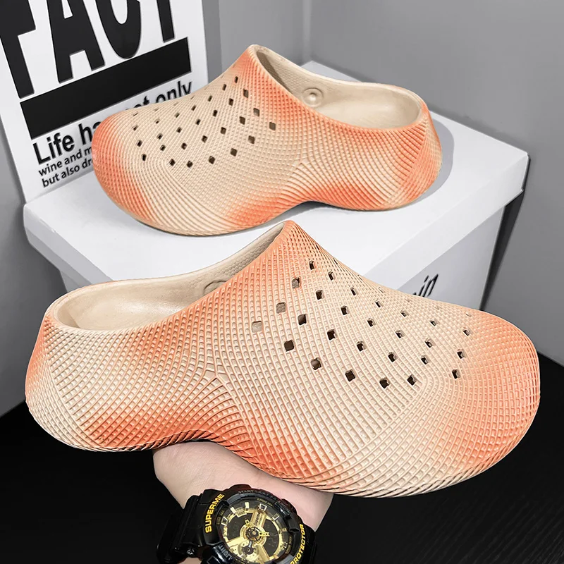 2026 New Summer Fashion Couple Slippers EVA Baotou Men's Sandals Outdoor Thick Bottom Hole Shoes Luxury Beach Men Garden Shoes
2026 New Summer Fashion Couple Slippers EVA Baotou Men's Sandals Outdoor Thick Bottom Hole Shoes Luxury Beach Men Garden Shoes