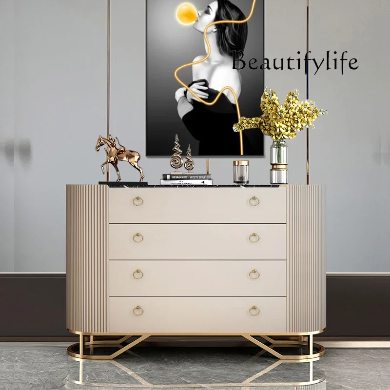 muebles para hogar Italian Light Luxury Entrance Cabinet Simple and High-End Designer Curio Cabinet Wall Storage Sideboard Cabin
muebles para hogar Italian Light Luxury Entrance Cabinet Simple and High-End Designer Curio Cabinet Wall Storage Sideboard Cabin