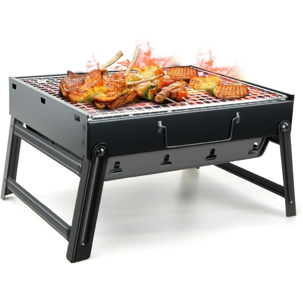 Barbecue Grill, Portable Folding Charcoal Barbecue Desk Tabletop Outdoor Stainless Steel Smoker BBQ or Picnic Garden Terrace Cam
Barbecue Grill, Portable Folding Charcoal Barbecue Desk Tabletop Outdoor Stainless Steel Smoker BBQ or Picnic Garden Terrace Cam