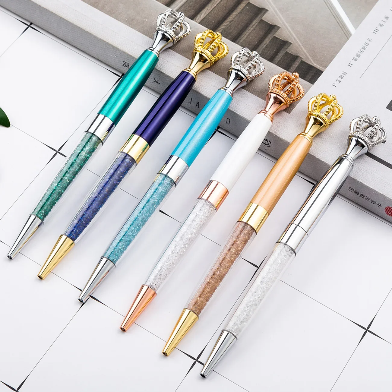 10PCS New Crown Ballpoint Pen Metal Advertising Pen Promotional Gifts Novelty Pens For Writing
10PCS New Crown Ballpoint Pen Metal Advertising Pen Promotional Gifts Novelty Pens For Writing