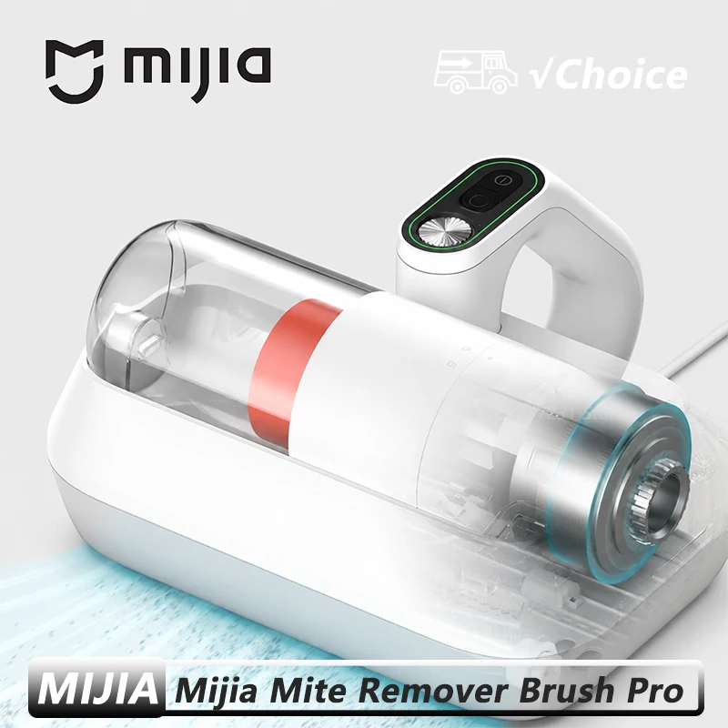 MIJIA Vacuum Mite Remover Brush Pro For Bed Quilt UV Sterilization Disinfection Dust 14kPa Handheld Vacuum Cleaners
MIJIA Vacuum Mite Remover Brush Pro For Bed Quilt UV Sterilization Disinfection Dust 14kPa Handheld Vacuum Cleaners