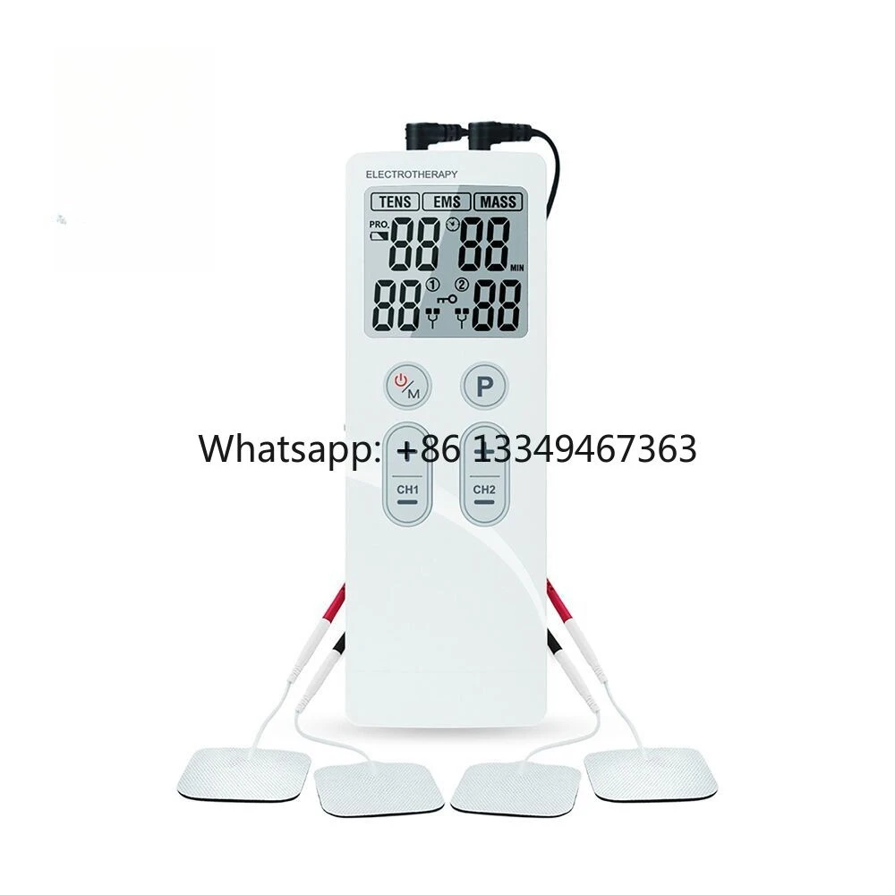 High Quality Muscle TENS Electrotherapy with 4 Electrode Pads for Pain Relief
High Quality Muscle TENS Electrotherapy with 4 Electrode Pads for Pain Relief