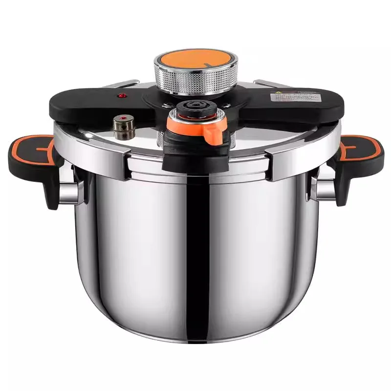 Stainless Steel Pressure Cooker - 4L Heavy Duty Explosion-Proof Design for Gas & Induction Cooktops | Large Capacity Kitchen Pot
Stainless Steel Pressure Cooker - 4L Heavy Duty Explosion-Proof Design for Gas & Induction Cooktops | Large Capacity Kitchen Pot