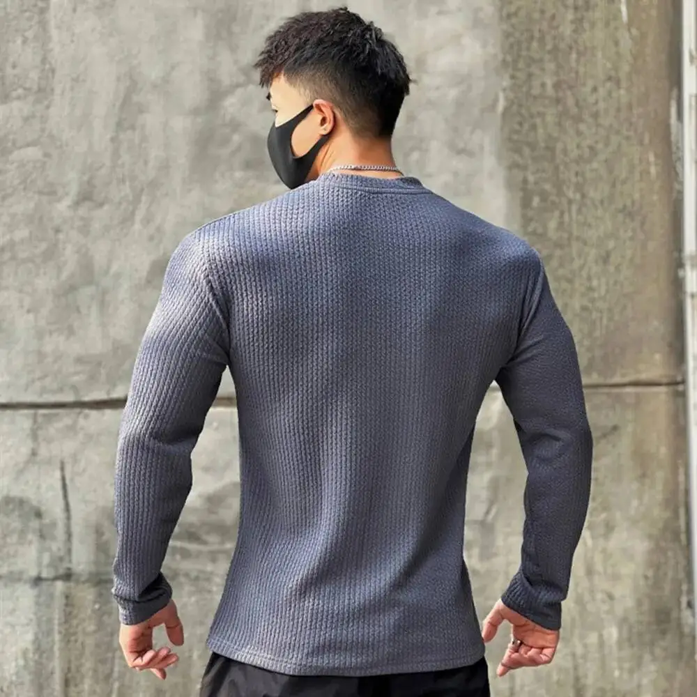 Autumn Winter Casual T-Shirt Men Long Sleeves Solid Shirt Gym Fiess Bodybuilding Tees Tops Male Fashion Slim Stripes Clothing
Autumn Winter Casual T-Shirt Men Long Sleeves Solid Shirt Gym Fiess Bodybuilding Tees Tops Male Fashion Slim Stripes Clothing
