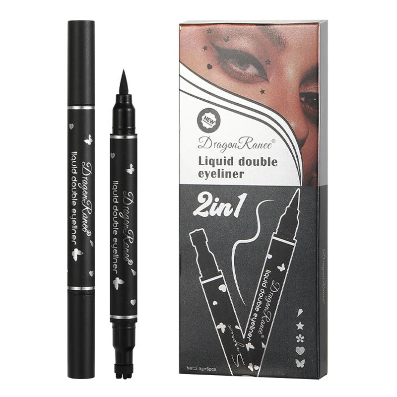 Black Double-ended Eyeliner Pencil - Long-lasting, Waterproof, Smudge-proof, Dual-tip Design for Accenting/Lining Eye Makeup
Black Double-ended Eyeliner Pencil - Long-lasting, Waterproof, Smudge-proof, Dual-tip Design for Accenting/Lining Eye Makeup