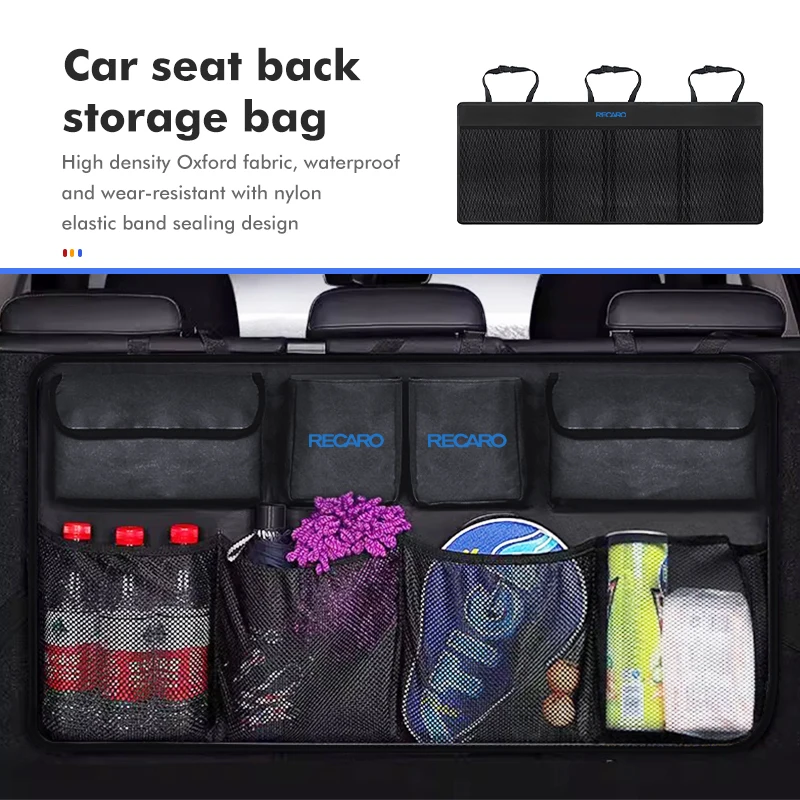 Oxford Cloth Car Seat Back Storage Bag Foldable Travel Organizer For Recaro
Oxford Cloth Car Seat Back Storage Bag Foldable Travel Organizer For Recaro