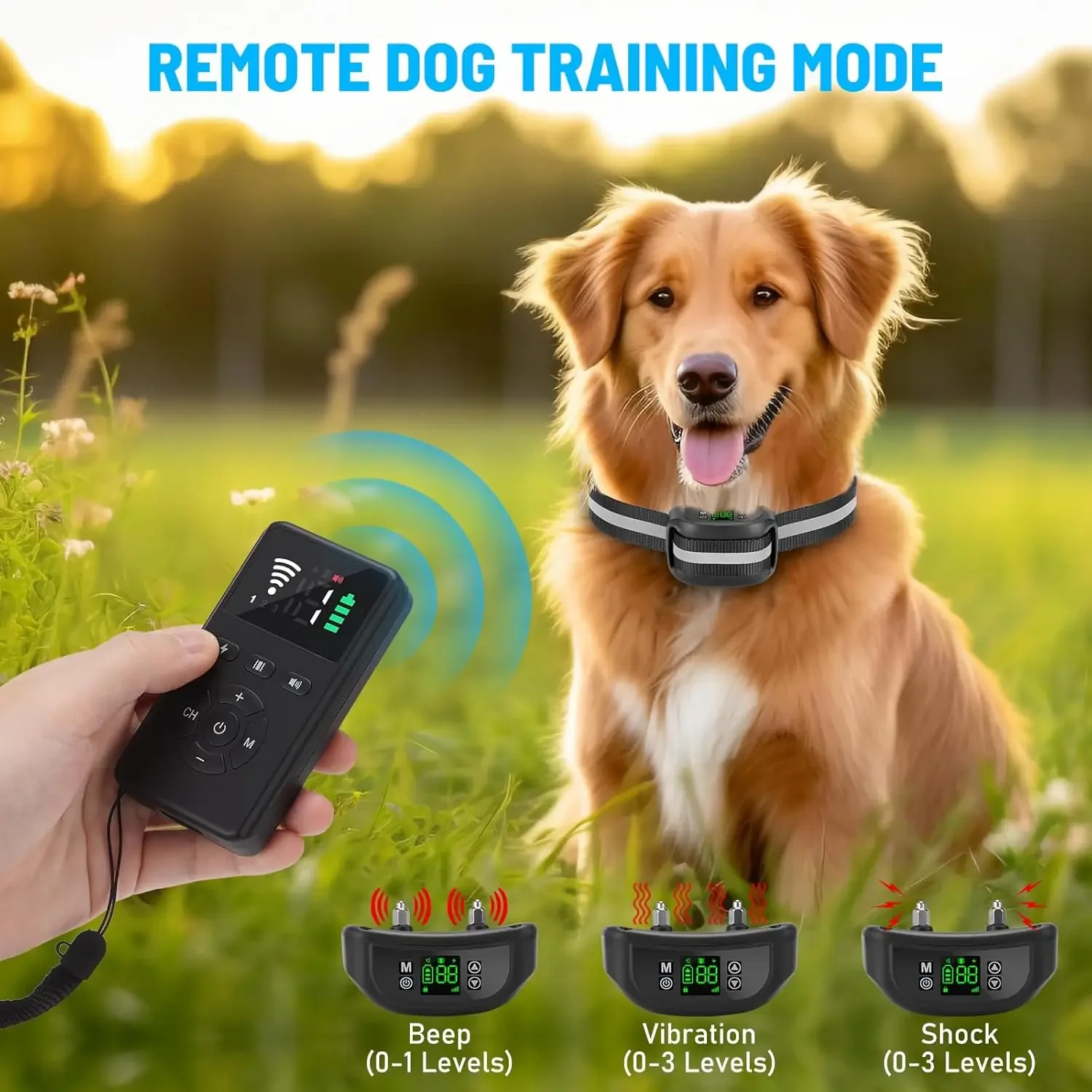 New 2 in 1 Wireless GPS Dog Tracker Collar, Pet Containment System Electric Fence, Shock Pet Dog Outdoor Training Collar Safety
New 2 in 1 Wireless GPS Dog Tracker Collar, Pet Containment System Electric Fence, Shock Pet Dog Outdoor Training Collar Safety