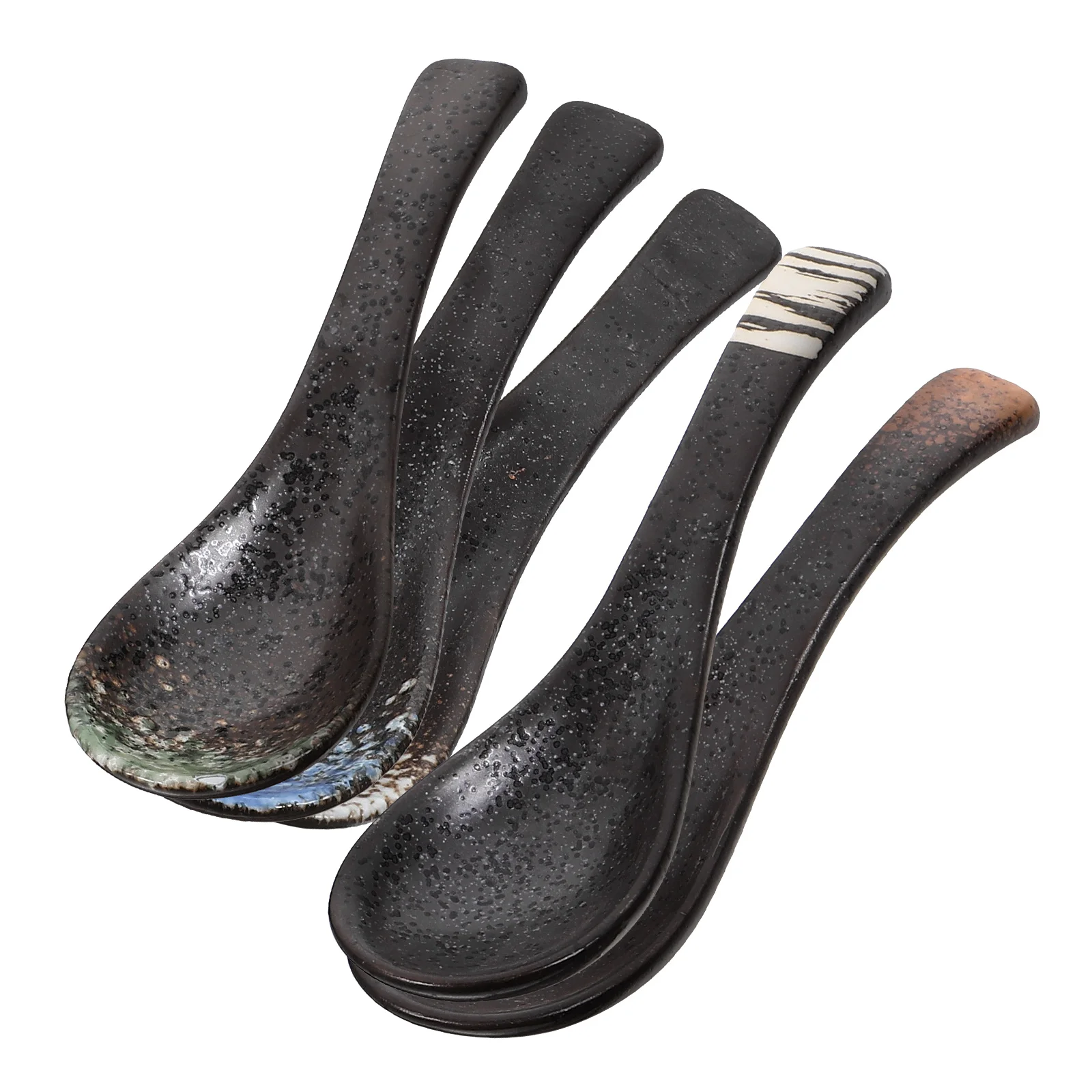 5 Pcs Set Ramen Noodles Japanese Style Ceramic Asian Soup Ceramic Soup Spoon Spoons Asian Spoons Kitchen Utensils
5 Pcs Set Ramen Noodles Japanese Style Ceramic Asian Soup Ceramic Soup Spoon Spoons Asian Spoons Kitchen Utensils