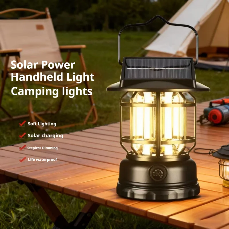 Солнечный фонарь для кемпинга, водонепроницаемый садовый светильник, атмосферный светильник для балкона, освещение для двора и сада, перезаряжаемый фонарь
Солнечный фонарь для кемпинга, водонепроницаемый садовый светильник, атмосферный светильник для балкона, освещение для двора и сада, перезаряжаемый фонарь