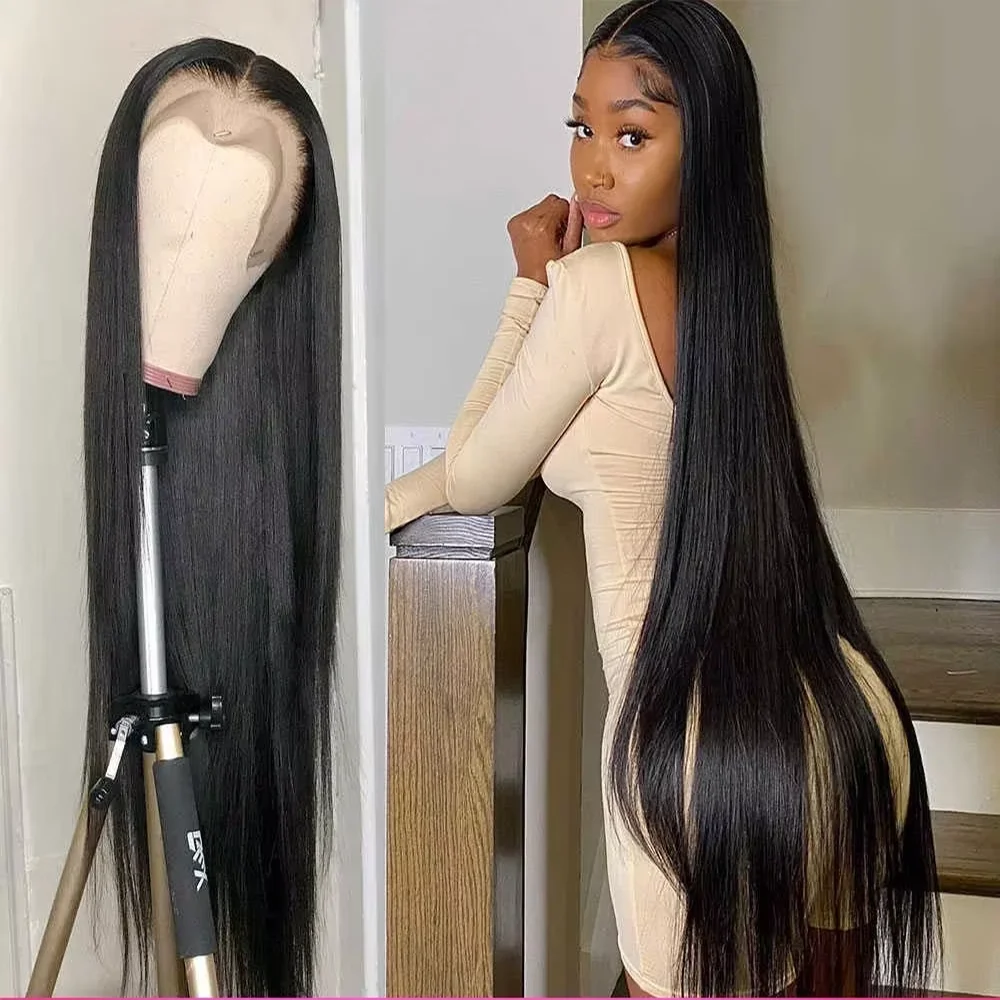 40 46 Inch Bone Straight 13x4 13x6 HD Lace Front Wigs For Women 360 Lace Frontal Wig Human Hair Brazilian Pre Plucked Lace Wig
40 46 Inch Bone Straight 13x4 13x6 HD Lace Front Wigs For Women 360 Lace Frontal Wig Human Hair Brazilian Pre Plucked Lace Wig