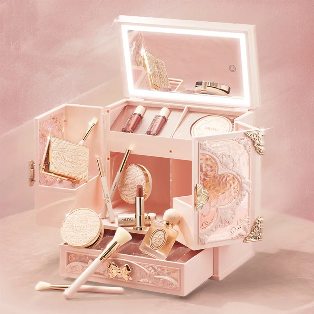 Luxury Jewelry Storage Box with LED Mirror Large Capacity Necklace Rings Earrings Organizer Trinkets Display Case
Luxury Jewelry Storage Box with LED Mirror Large Capacity Necklace Rings Earrings Organizer Trinkets Display Case