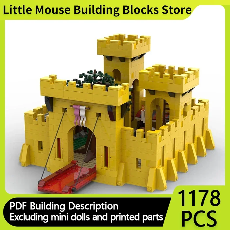 Medieval Castle Model MOC Building Bricks Yellow Classic Castle Modular Technology Gifts Children Toys Suit Holiday Assemble
Medieval Castle Model MOC Building Bricks Yellow Classic Castle Modular Technology Gifts Children Toys Suit Holiday Assemble