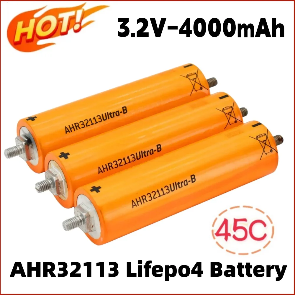 3.2v 4.0Ah Rechargeable Lithium-Ion Phosphate 3.2V 4000mAh Battery Brand New Suitable For A123 Ahr32113-B LiFePO4 45C
3.2v 4.0Ah Rechargeable Lithium-Ion Phosphate 3.2V 4000mAh Battery Brand New Suitable For A123 Ahr32113-B LiFePO4 45C