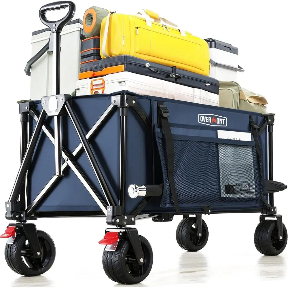 Collapsible Wagon Cart with Wheels - 180L oldable Heavy Duty Wagon with Big All-Terrain Wheels - 360Lbs Weight acity with Side k
Collapsible Wagon Cart with Wheels - 180L oldable Heavy Duty Wagon with Big All-Terrain Wheels - 360Lbs Weight acity with Side k