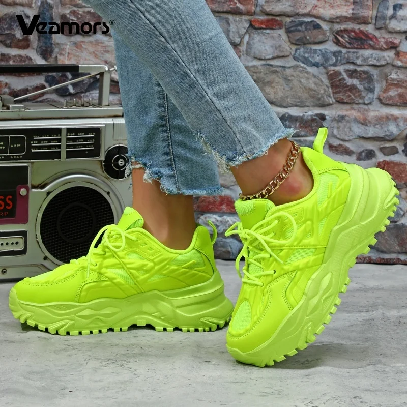 Fashion Lace-up Women's Casual Shoes Breathable Running Sports Shoes Men's Light Elastic Walking Jogging Shoes Non-slip Sole
Fashion Lace-up Women's Casual Shoes Breathable Running Sports Shoes Men's Light Elastic Walking Jogging Shoes Non-slip Sole