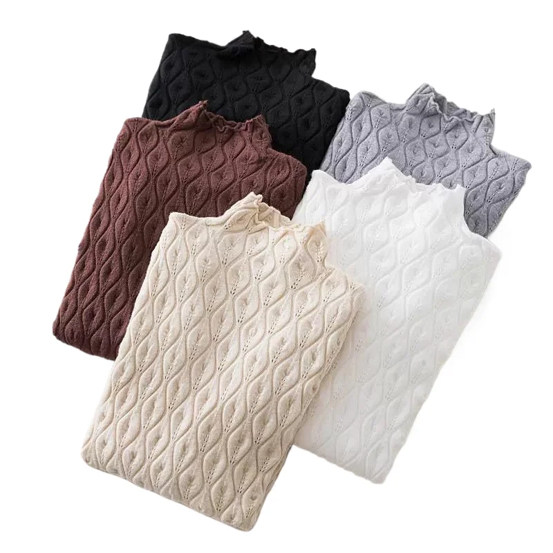Autumn Winter Half high Collar Sweater Women's Temperament Long Sleeved Soft Warm Knitted Top Fashion Basic Shirt
Autumn Winter Half high Collar Sweater Women's Temperament Long Sleeved Soft Warm Knitted Top Fashion Basic Shirt