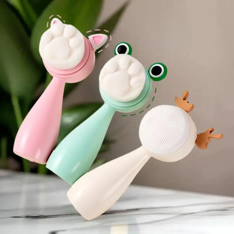 Face Wash Brush Silicone Facial Cleansing Brush Manual Massage Facial Brush Soft Bristles Exfoliator 3D Double Sided
Face Wash Brush Silicone Facial Cleansing Brush Manual Massage Facial Brush Soft Bristles Exfoliator 3D Double Sided