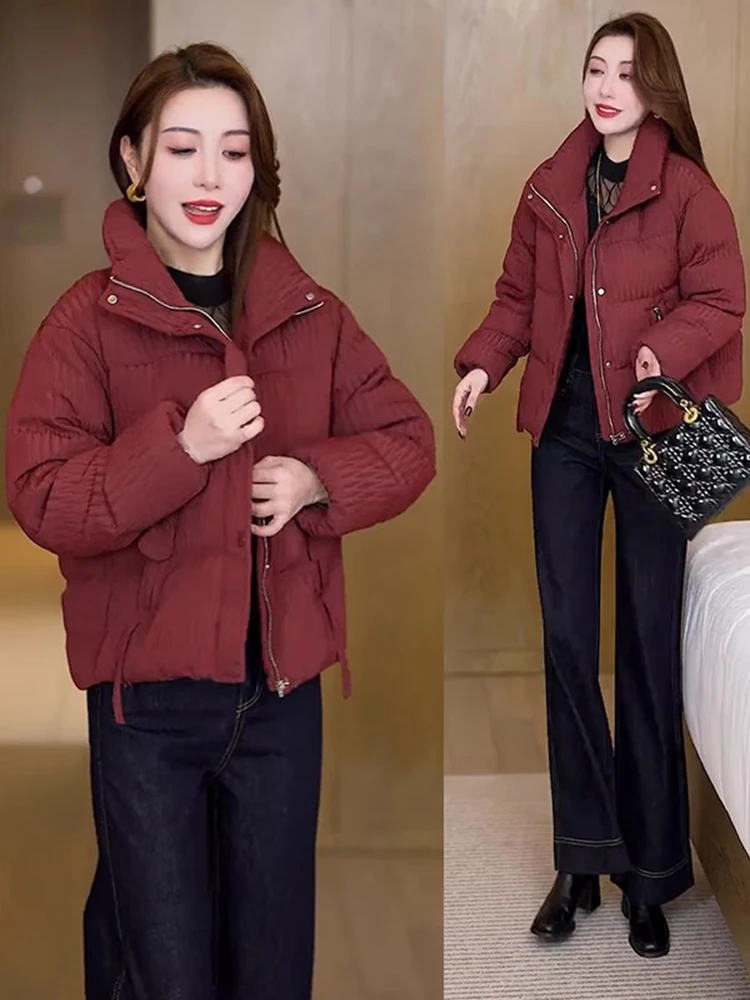 Faionable ort Puffer Cotton Jaet Women's Winter New Loose Thi Warm Coat Korean Sle Commute Element No Hoodie Zipper
Faionable ort Puffer Cotton Jaet Women's Winter New Loose Thi Warm Coat Korean Sle Commute Element No Hoodie Zipper