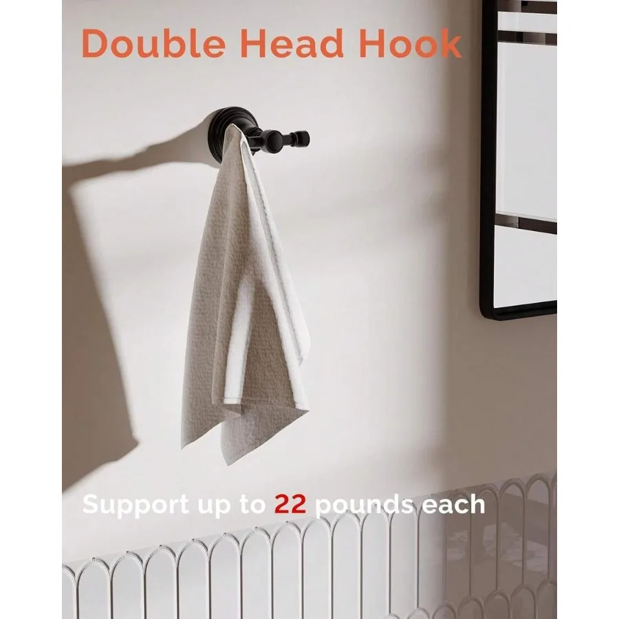 WZKALY Towel Hook For Bathrooms, Stainless Steel Robe Coat Hook Wall Mount, Heavy Duty Towel Hanger For Kitchen, Bedroom Or RV
WZKALY Towel Hook For Bathrooms, Stainless Steel Robe Coat Hook Wall Mount, Heavy Duty Towel Hanger For Kitchen, Bedroom Or RV