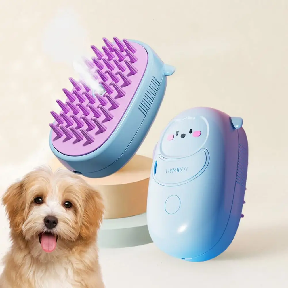 Comfortable Pet Brush Electric Pet Grooming Tool Set with Self Steamy Cat Brush for Massage Silicone Cat Steam Brush for Dog Cat
Comfortable Pet Brush Electric Pet Grooming Tool Set with Self Steamy Cat Brush for Massage Silicone Cat Steam Brush for Dog Cat