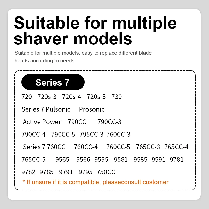 2PCS 70B Suitable for Braun Shaver 7 Series Series7 Blade Mesh 70B 70S Blade Accessories 720S 790CC 760CC 765CC 795CC 730 9565
2PCS 70B Suitable for Braun Shaver 7 Series Series7 Blade Mesh 70B 70S Blade Accessories 720S 790CC 760CC 765CC 795CC 730 9565