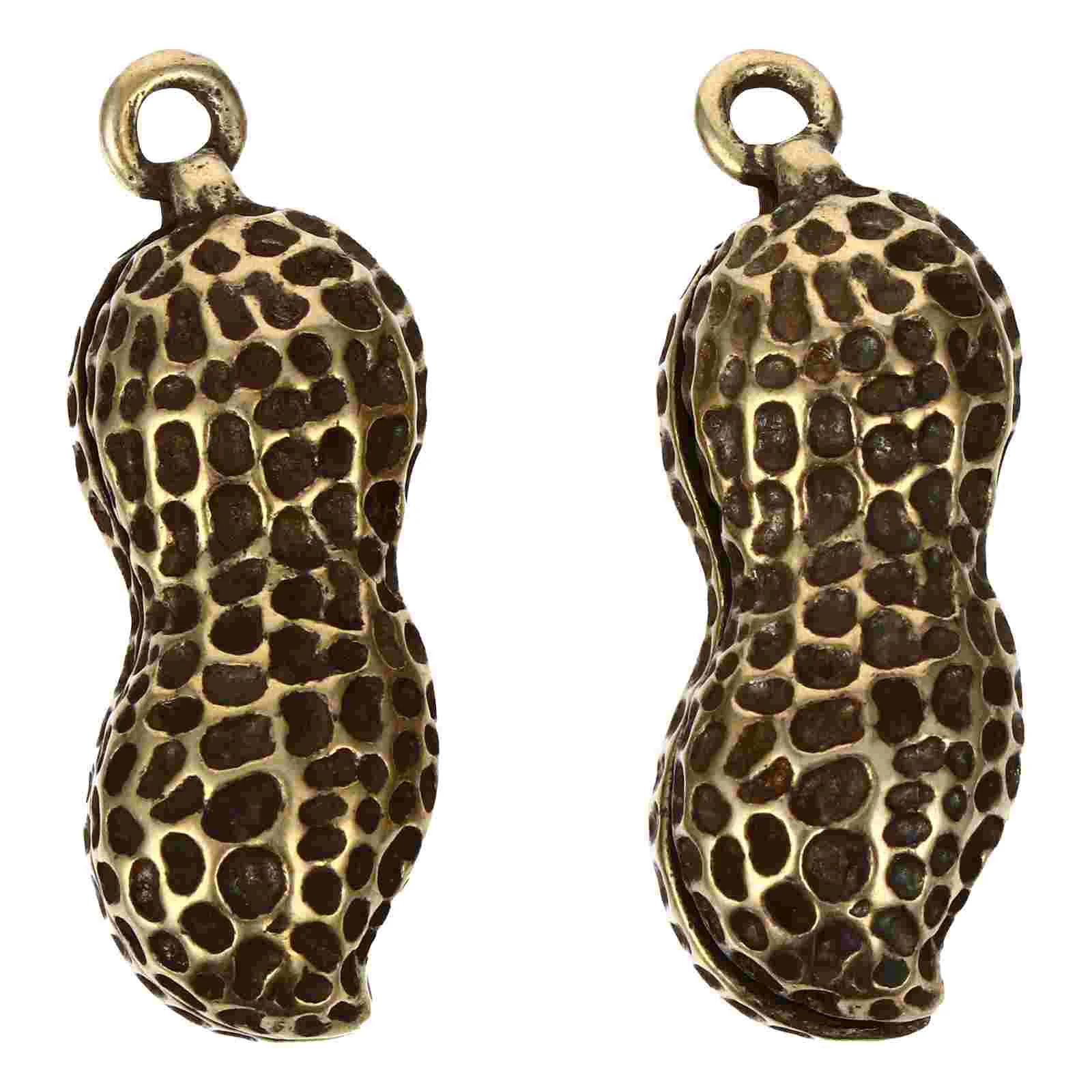 2 PCS Peanut Keychain of The Lid Car Hanging Pendant Fashion Ring Brass Hangings Newborn Creative Bag
2 PCS Peanut Keychain of The Lid Car Hanging Pendant Fashion Ring Brass Hangings Newborn Creative Bag