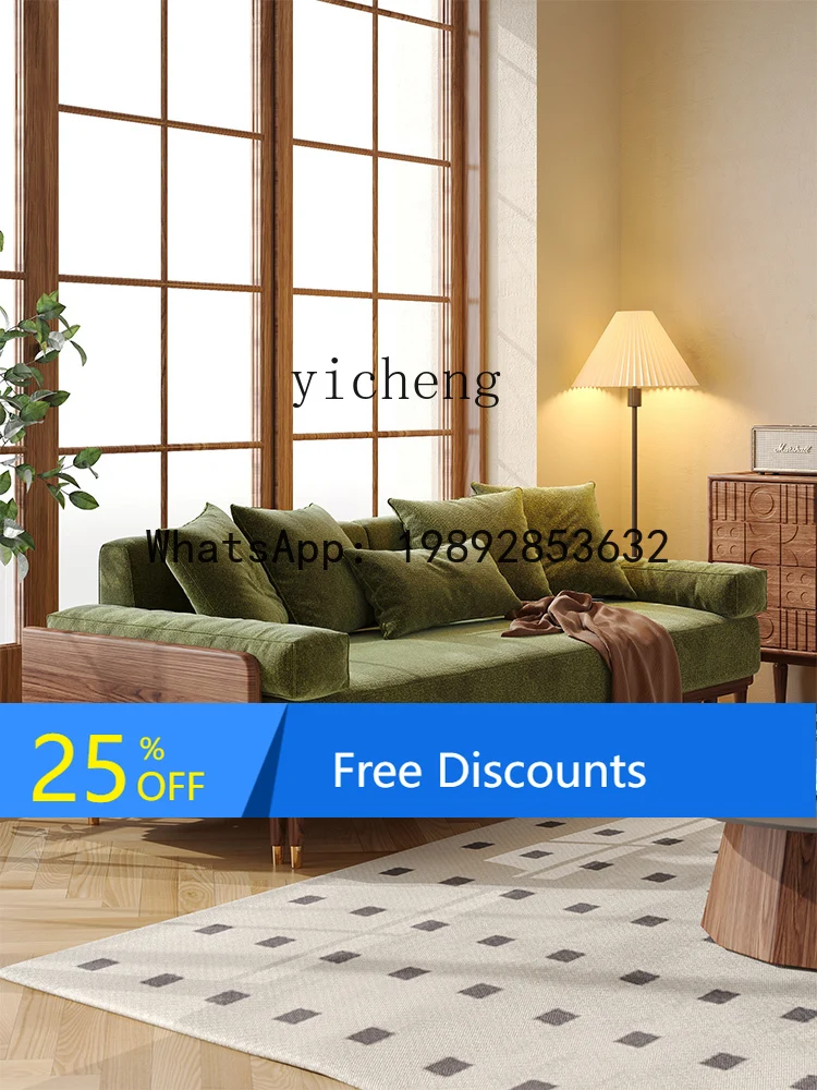 AA sofa bed folding dual-purpose removable cotton and room bedroom solid wood walnut color
AA sofa bed folding dual-purpose removable cotton and room bedroom solid wood walnut color