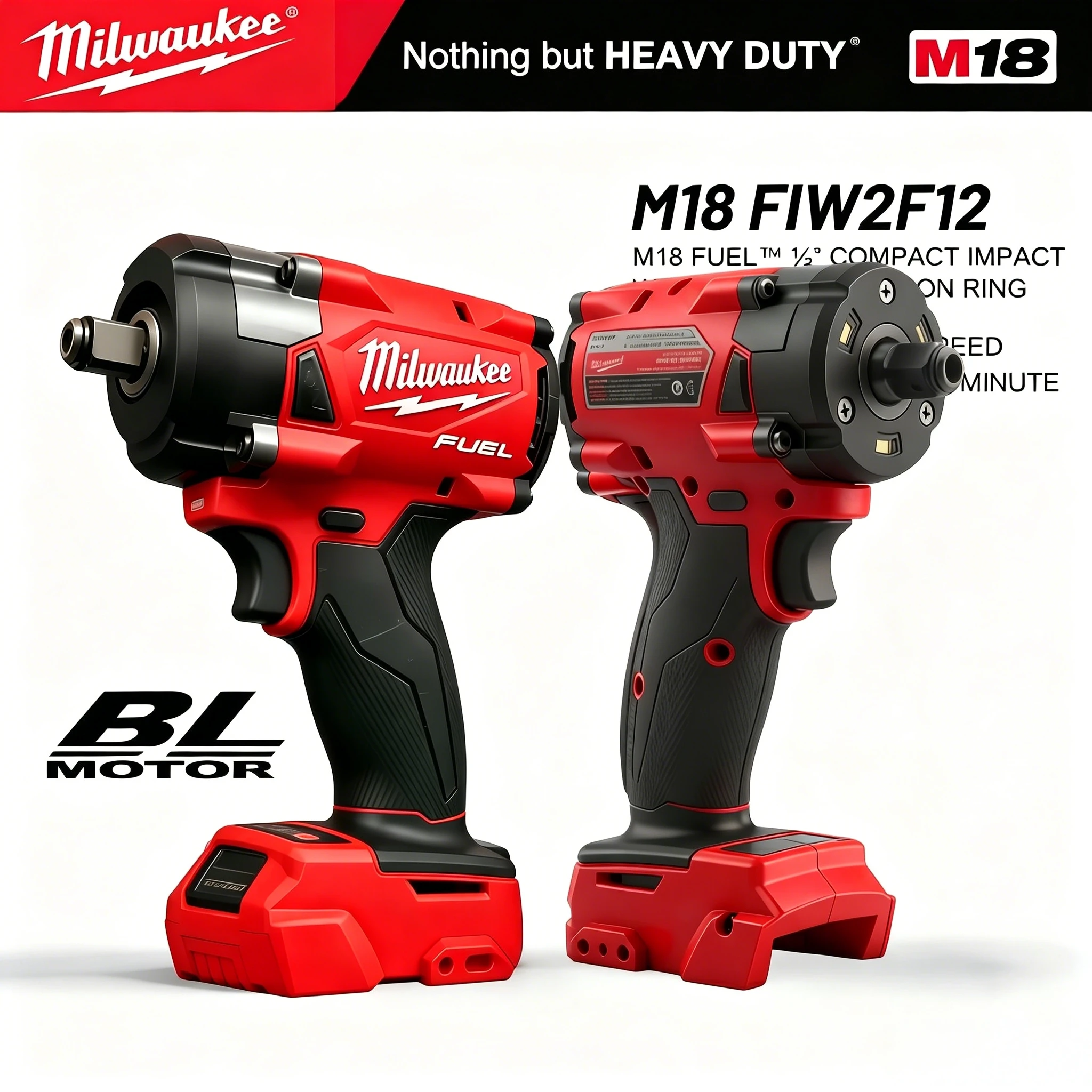100% Milwaukee M18 FIW212 18V Brushless Impact Wrench Compatible with 48-11-1880 48-11-1860 48-11-1850 Batteries
100% Milwaukee M18 FIW212 18V Brushless Impact Wrench Compatible with 48-11-1880 48-11-1860 48-11-1850 Batteries