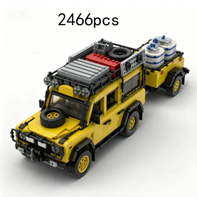 In stock: Yellow MOC off-road trailer PCs, adventure vehicle, small particle building block model toy gift set.
In stock: Yellow MOC off-road trailer PCs, adventure vehicle, small particle building block model toy gift set.