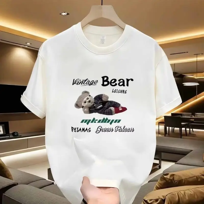 Высокое качество, летняя мужская новая модная тенденция 2025, повседневная футболка с коротким рукавом и круглым вырезом с принтом, негабаритная дизайнерская одежда
Высокое качество, летняя мужская новая модная тенденция 2025, повседневная футболка с коротким рукавом и круглым вырезом с принтом, негабаритная дизайнерская одежда