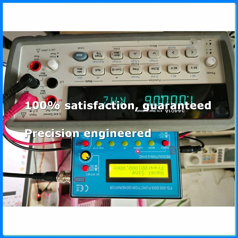 FG-200 DDS Function Signal Generator Frequency Counter 0.01Hz -500KHz Signal Source Module Sine+Square+Sawtooth Waveform-A07G
FG-200 DDS Function Signal Generator Frequency Counter 0.01Hz -500KHz Signal Source Module Sine+Square+Sawtooth Waveform-A07G