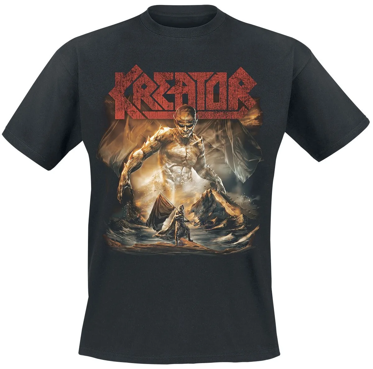 Kreator Flag of Hate Tee, Official Thrash Metal Band Shirt with Epic Demon Print, German Metal Fan Merch
Kreator Flag of Hate Tee, Official Thrash Metal Band Shirt with Epic Demon Print, German Metal Fan Merch