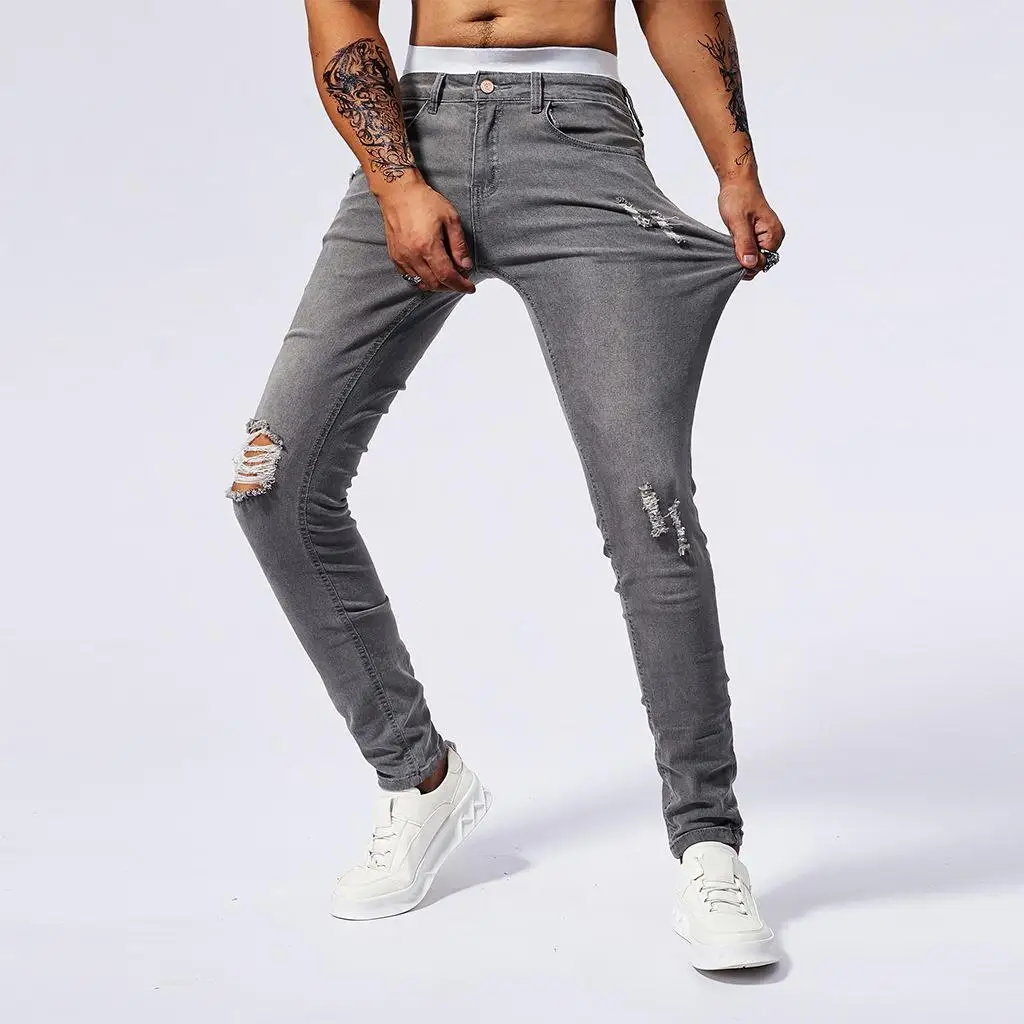 Men's Low Waist Straight Tube Jeans Perforated Multi Pockets Non Iron Processing Daily Wear Comfortable Fit Summer Style
Men's Low Waist Straight Tube Jeans Perforated Multi Pockets Non Iron Processing Daily Wear Comfortable Fit Summer Style