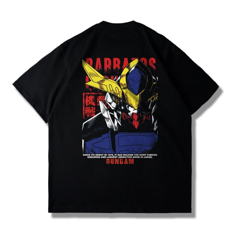 Japanese Anime-related Men's and Women's T-shirts From Barbatos, High-quality Pure Cotton Summer Pure Cotton Short-sleeved
Japanese Anime-related Men's and Women's T-shirts From Barbatos, High-quality Pure Cotton Summer Pure Cotton Short-sleeved