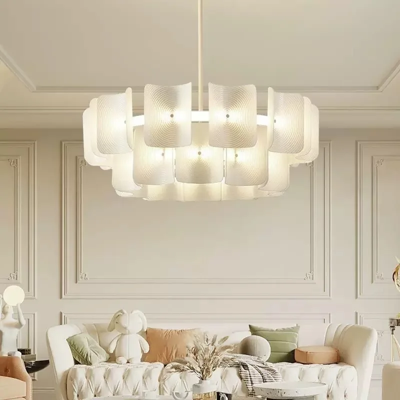 French Light Luxury Main Lamp Creative Designer Chandeliers Home Atmospheric and High-end Dining Room Bedroom Cream Chandelier
French Light Luxury Main Lamp Creative Designer Chandeliers Home Atmospheric and High-end Dining Room Bedroom Cream Chandelier