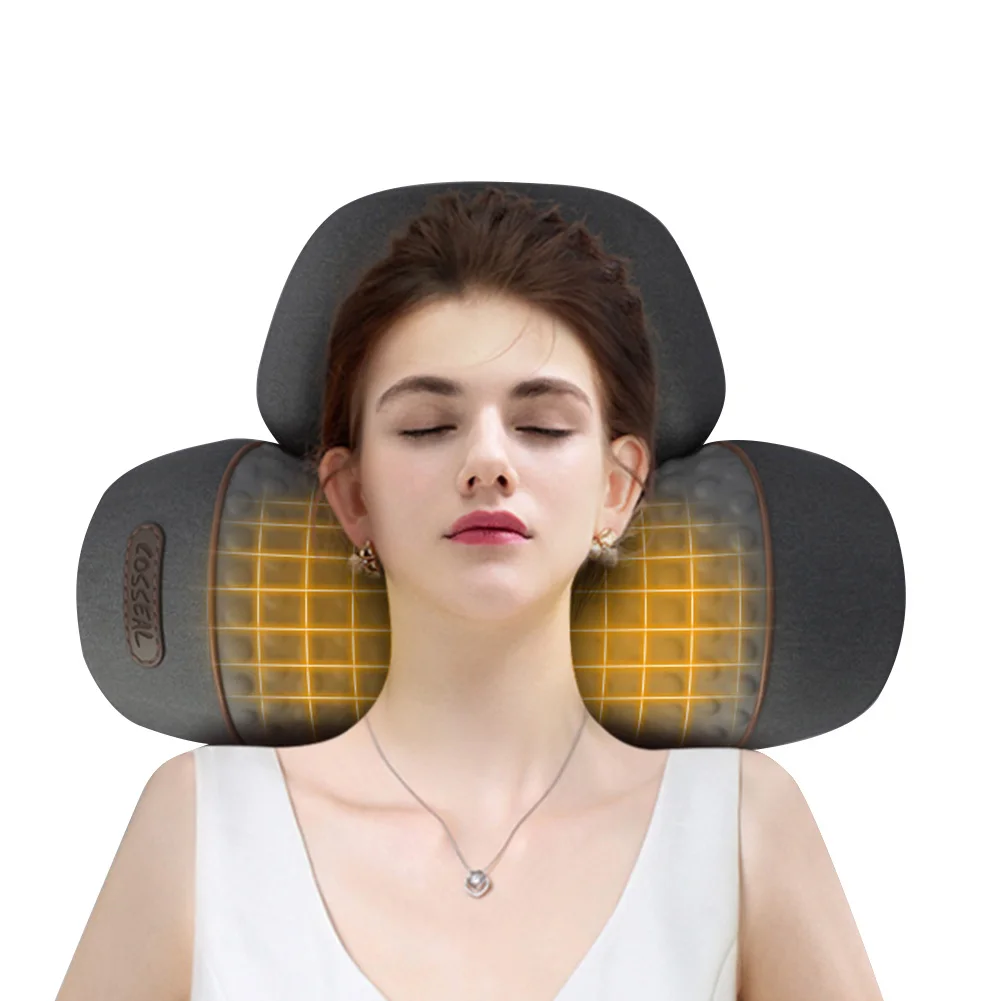 Neck Massager Pillow Ergonomic Electric Neck Pillow Heat & Vibration Memory Foam Pillow Multi-Function for Blood Circulation
Neck Massager Pillow Ergonomic Electric Neck Pillow Heat & Vibration Memory Foam Pillow Multi-Function for Blood Circulation