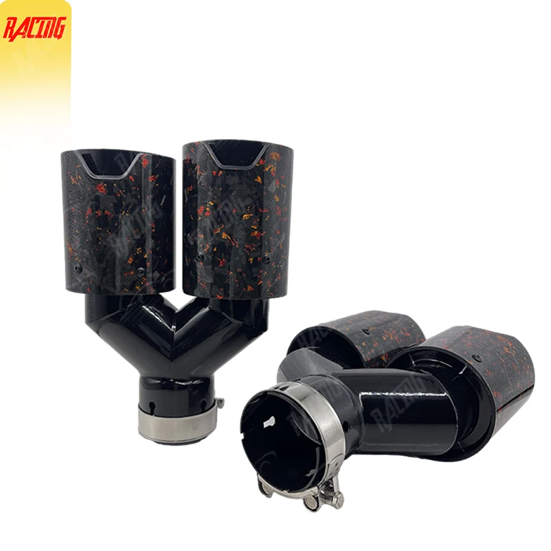 1 Piece Carbon Fiber Dual Outlet Tail Tips Universal Automobile Muffler Exhaust Tips 93mm Outlet For Upgrade Modification
1 Piece Carbon Fiber Dual Outlet Tail Tips Universal Automobile Muffler Exhaust Tips 93mm Outlet For Upgrade Modification