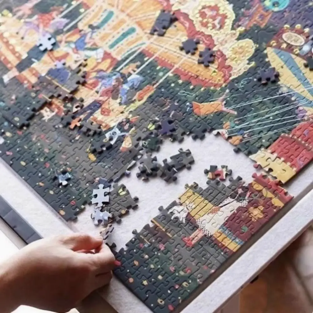 Practical 2000 Pieces Felt Puzzle Board Large Non-Slip Inclined Puzzle Board Folding Moisture-proof Puzzle Saver Pad Home Use
Practical 2000 Pieces Felt Puzzle Board Large Non-Slip Inclined Puzzle Board Folding Moisture-proof Puzzle Saver Pad Home Use